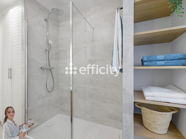 Appartement 2 pièces - 45 m² Exclusivité efficity