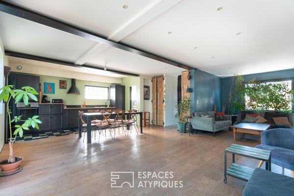 Maison familiale avec jardin et plan d’eau privé