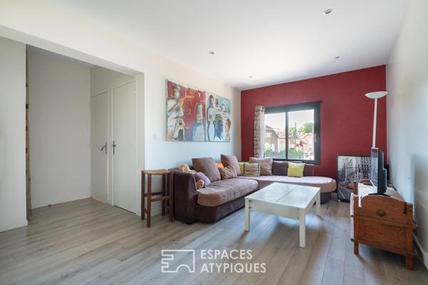 Maison familiale avec jardin et plan d’eau privé