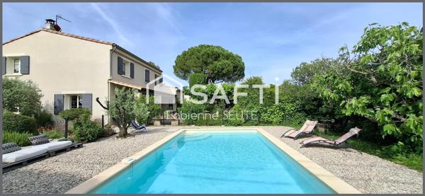 bâtisse familiale 218 m2,6 chambres, avec piscine