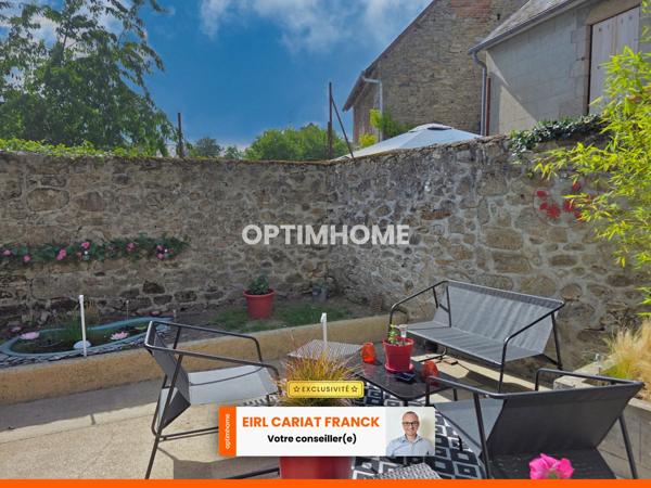 MAISON EN PIERRE DE 109 M², L’ENSEMBLE SUR 167 M² DE TERRAIN CLOS