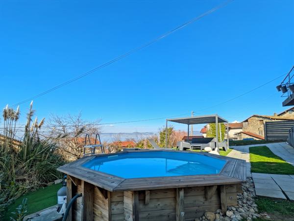 Dpt Haute Savoie (74), à vendre LUGRIN - Charmante maison de village avec vue panoramique sur le Léman