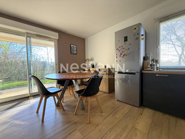 Joli appartement T2 à vendre à LOCMINE en rez de jardin