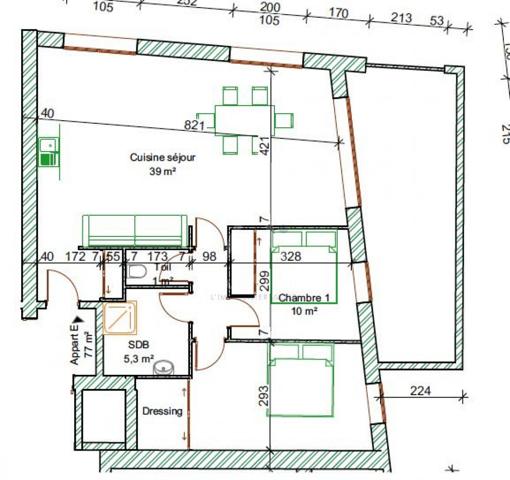 APPARTEMENT T3 à CHOLET