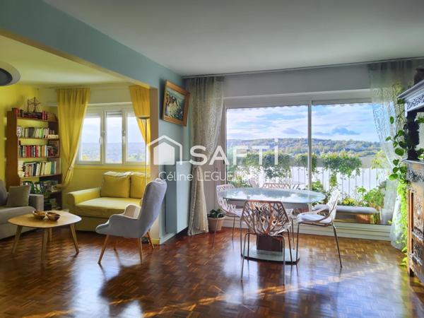 Idéal famille – T5  spacieux avec terrasse et vue dégagée à Marly-le-Roi+2 stationnements