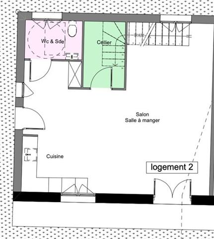 Hyper centre - Maison T4 rénovée - Extérieur - 2 parkings