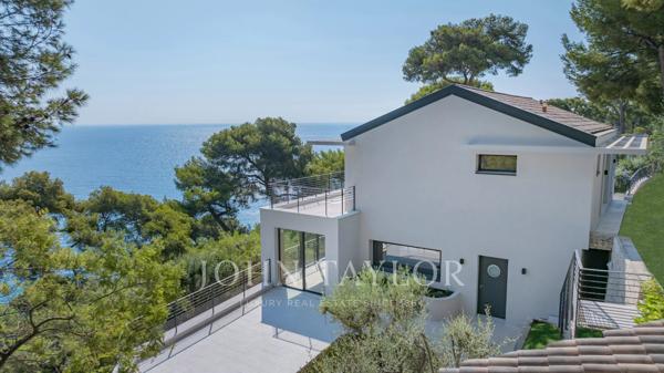 ROQUEBRUNE CAP MARTIN - LE CAP - VILLA VUE MER PANORAMIQUE - 6 CHAMBRES - PISCINE - APPARTEMENT INDEPENDANT