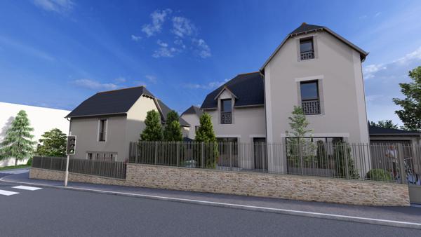A VENDRE MAISON D'ARCHITECTE NEUVE // DINAN CENTRE//4 CHAMBRES//