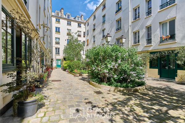 Dernier étage traversant proche Martyrs