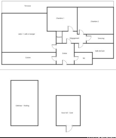 Appartement à vendre 3 pièces 74,87 m² Le Chesnay-Rocquencourt