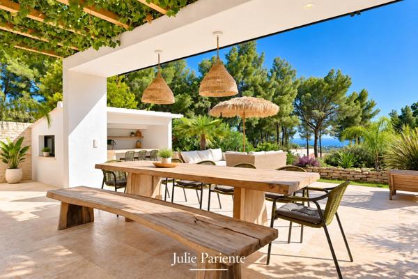 Propriété vue mer à vendre 6 pièces LA CIOTAT (13),1000 m2 terrain, piscine, pool house