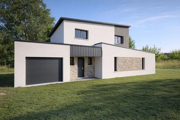 Terrain + Maison à vendre 5 pièces - 125 m²