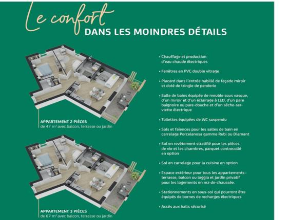 Appartement de type 3 avec terrasse et jardin à vendre sur Pornic