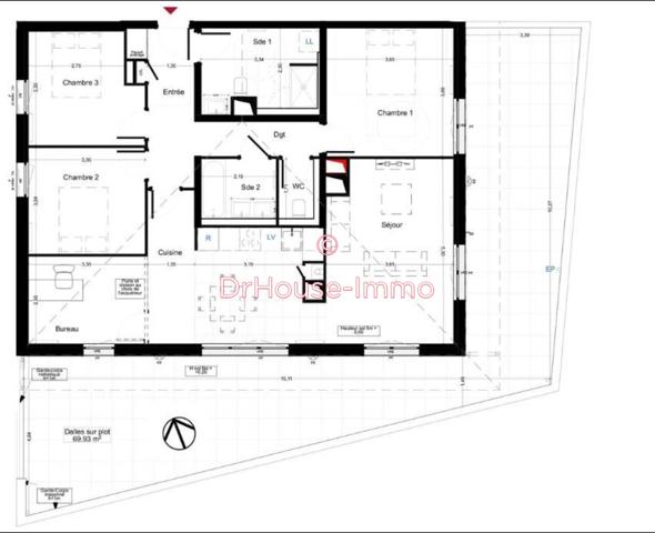 Appartement à vendre 5 pièces de 103 m²