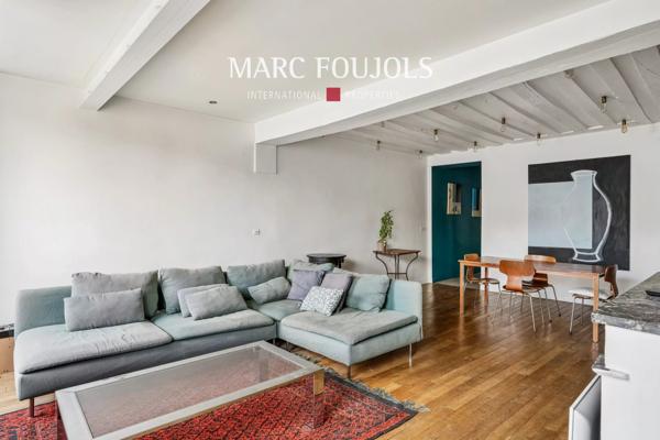 Paris IV. Deux pièces de 64m² au coeur du Marais.