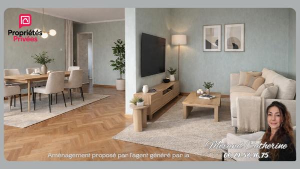 Appartement  centre ville 86 m² - 5 pièces
