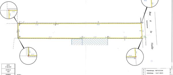 Terrain à vendre 405 m² Chanteloup-les-Vignes