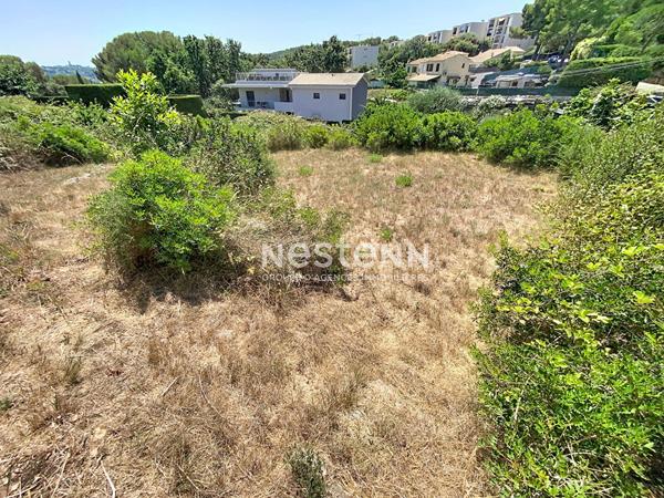 TERRAIN  AVEC PC 1669m2 - VALLAURIS-LES IMPINIERS -CONSTRUCTIBLE-PISCINABLE