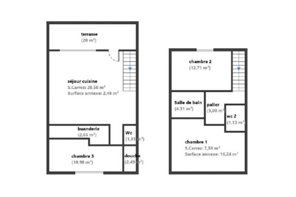 Appartement 4 pièces - 94 m²