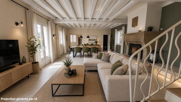 Maison Vertou 6 pièces 198 m2 sur une parcelle, avec piscine et étang, de 6316m².
