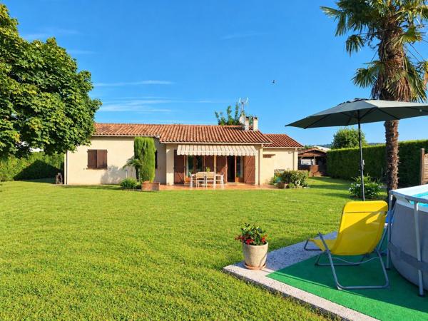 Maison plain pied non mitoyenne bien située