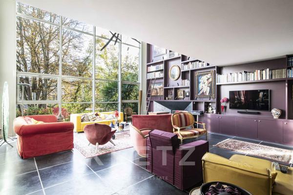 Maison pied dans l'eau sur l'ile Saint Germain