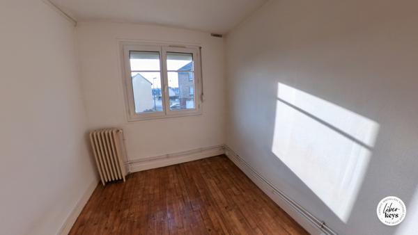 Appartement • 4 Pièces • 3 Chambres • Surface Totale de 73m²• Cuisine équipée • Cave • Garage fermé • Sotteville-lès-Rouen.