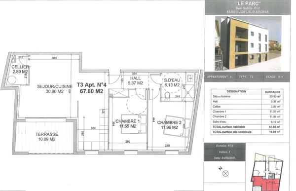 À VENDRE – T3 Neuf de 67 m² avec Terrasse – Résidence Neuve avec Garantie Décennale