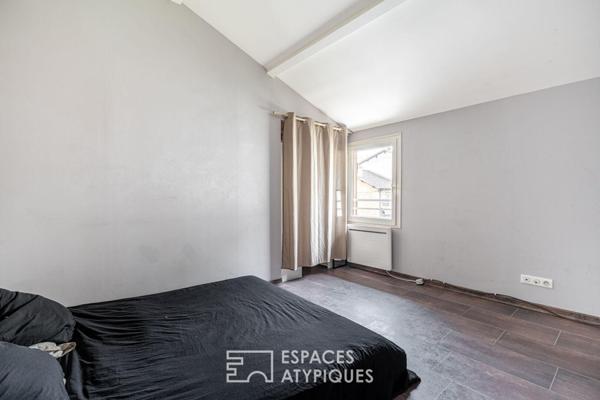 Ancienne grange réhabilitée en duplex avec terrasse