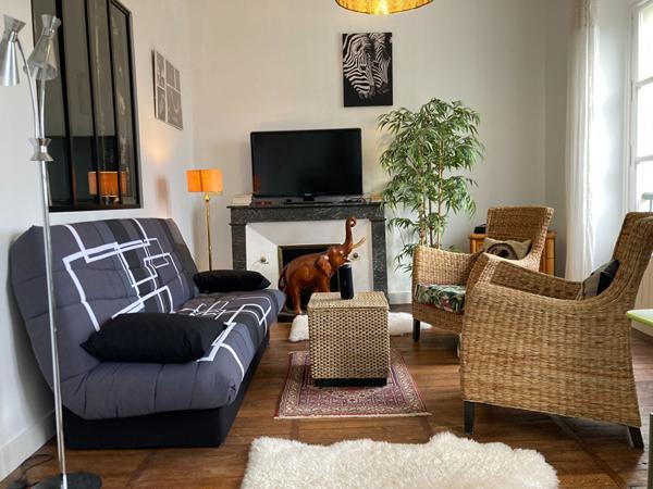 APPARTEMENT T2 MEUBLE A LOUER EN COURTE DUREE - A BLOIS - BELLES PRESTATIONS - VUE SUR CHÂTEAU & LOIRE