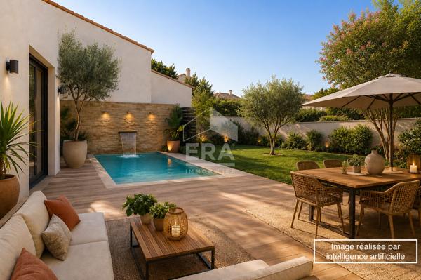 Maison plain-pied - Type 3 - Fort potentiel - Pont de Vivaux - Jardin - Piscinable - Parking