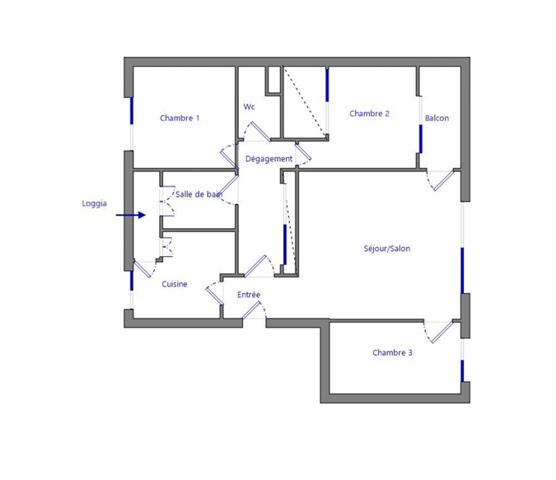 Appartement
         4 pièces
        - 90 m² Exclusivité 260 000 € *