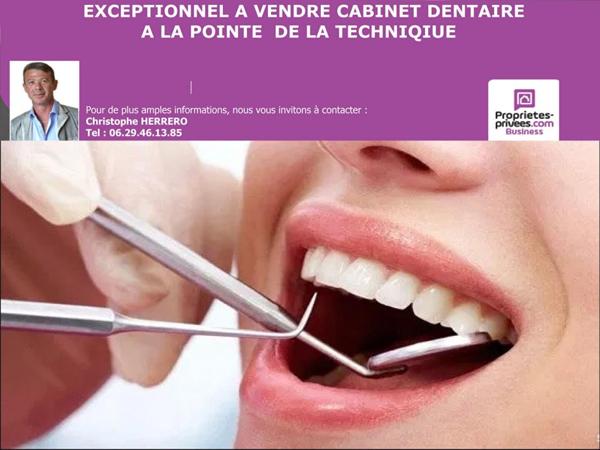 SECTEUR MONTPELLIER - Murs Commerciaux 143m²  avec 2 fauteils de chirurgien Dentiste