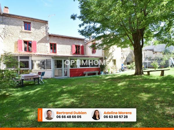 EXCLUSIVITE / Charmante maison de ville avec jardin et garage / 63160 Billom