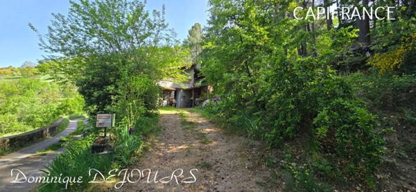 Nichée au cœur de la nature, sans vis-à-vis et avec une vue remarquable, grande maison de 7 (voir 8) chambres et de belles terrasses, offre un cadre de vie paisible et ressourçant.