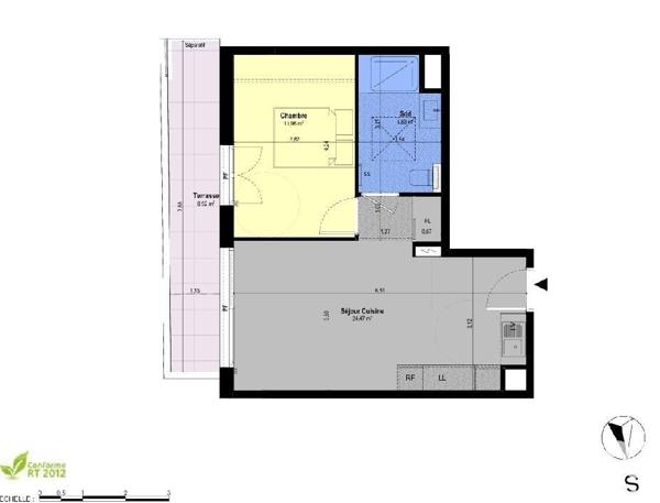 Appartement à vendre 2 pièces 42 m² Châteauneuf-Grasse