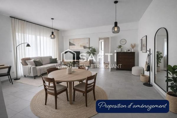 Grand T3 - Balcon Terrasse - Garage