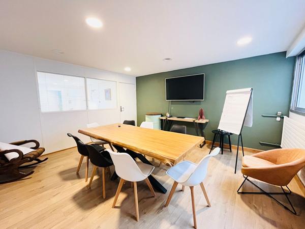 Local commercial 5 bureau avec parking et cave en centre ville de Rouen