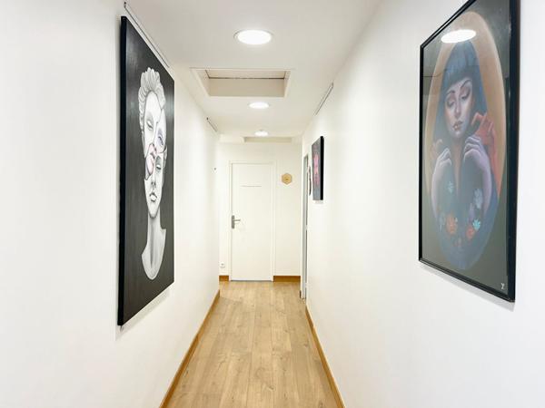 Local commercial 5 bureau avec parking et cave en centre ville de Rouen