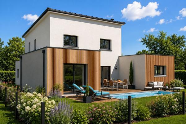 Terrain + Maison à vendre 5 pièces - 177 m²