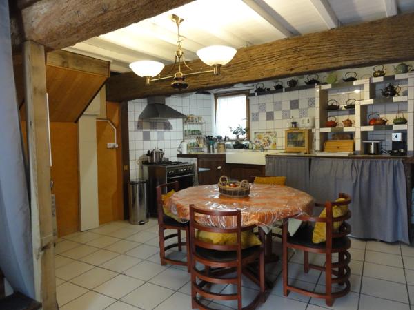 Maison ancienne avec grande terrasse