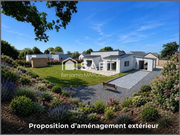 Safti-Benjamin Marcouiller vous propose : Maison contemporaine de 5 pièces.
