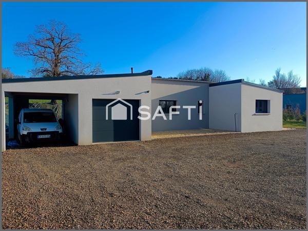Safti-Benjamin Marcouiller vous propose : Maison contemporaine de 5 pièces.
