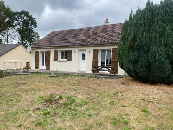 Pavillon 96 m², plain pied, 4 chs, terrain 1020 m², La Ferrière aux Etangs