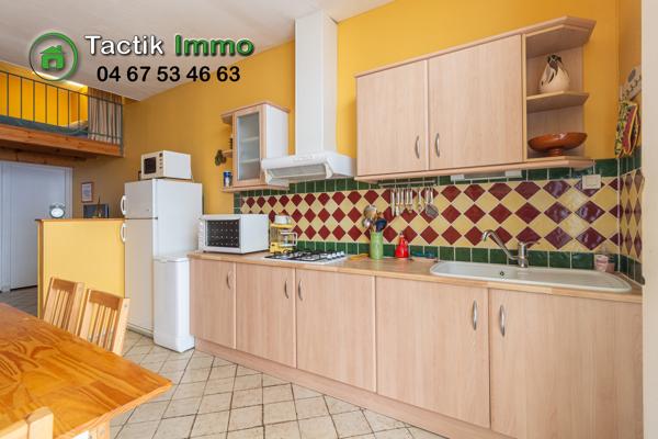 Sète centre ville, appartement 2 pièces + mezzanine