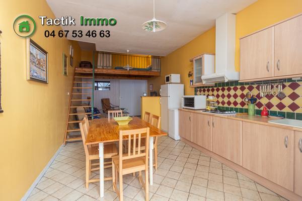 Sète centre ville, appartement 2 pièces + mezzanine