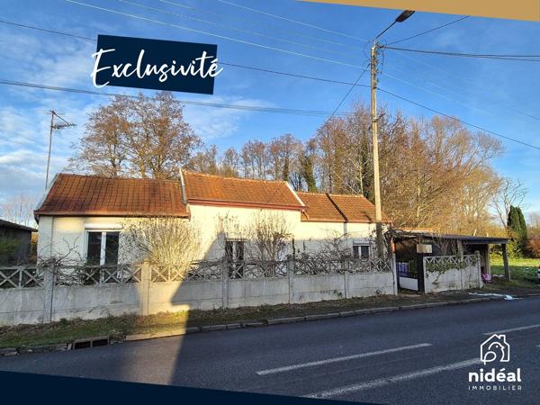 Maison plain-pied à vendre, 3 pièces - Maubeuge 59600