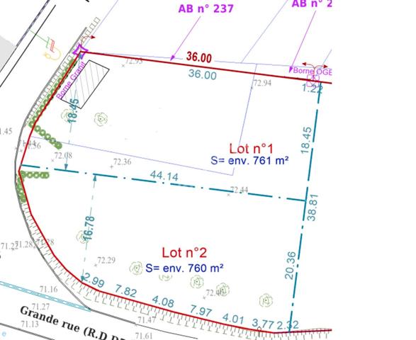 10 min de Guignicourt - 5 min St Erme : TERRAINS A BATIR