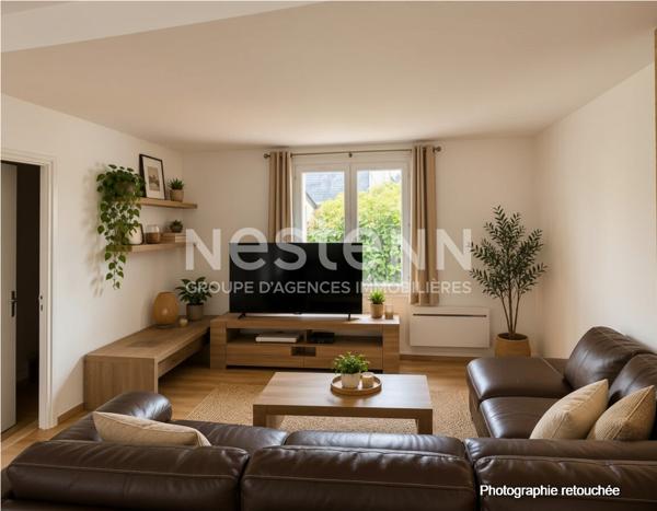 A VENDRE sur Grand Champ Maison néo-bretonne 78 m²  2 chambres Jardin 497 m² Garage