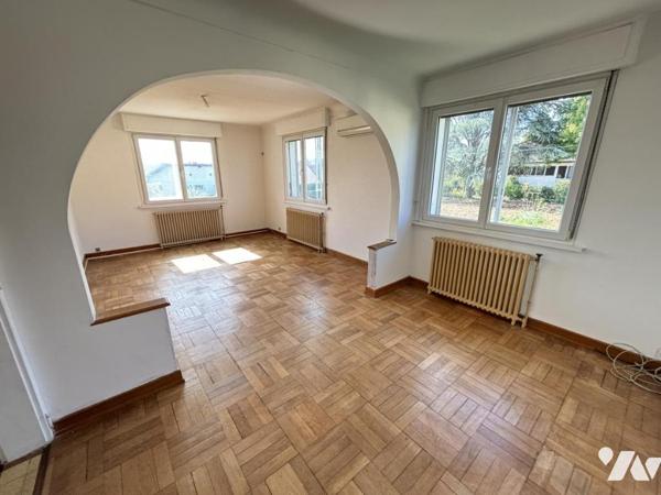 Maison 4 pièces (environ 72 m² habitables) sur sous-sol complet, secteur calme et proche commodités
